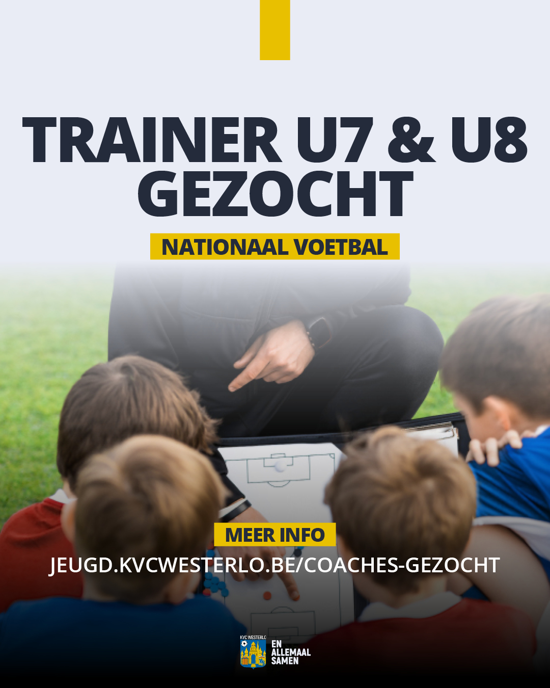 Coaches gezocht U7 & U8 KVC Westerlo